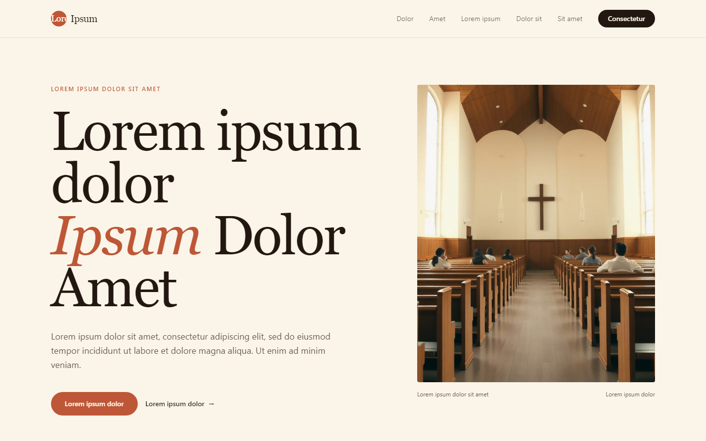 Grace & Grove demo homepage screenshot